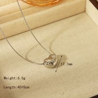 304 Stainless Steel 18K Gold Plated IG Style Casual Simple Style Inlay Geometric Zircon Pendant Necklace main image 2