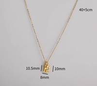 Wholesale Jewelry Hip-Hop Retro Star Boots 201 Stainless Steel Copper Gold Plated Plating Pendant Necklace main image 2