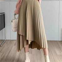 Summer Simple Style Solid Color Rayon Spandex Polyester Midi Dress Skirts main image 4