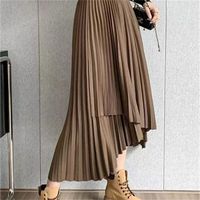 Summer Simple Style Solid Color Rayon Spandex Polyester Midi Dress Skirts main image 5