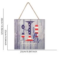 Klassischer Stil Brief Amerikanische Flagge Holz Täglich Festival Dekorative Requisiten sku image 6
