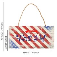 النمط الكلاسيكي رسالة العلم الأمريكي خشب اليومي مهرجان الدعائم الزخرفية main image 8