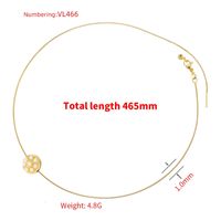 Wholesale Sweet Simple Style Round Petal Copper Inlay 18K Gold Plated Artificial Pearls Pendant Necklace main image 2