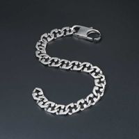 Lässig Einfacher Stil Einfarbig Edelstahl 304 Unisex Armbänder main image 1