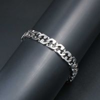 Casual Simple Style Solid Color 304 Stainless Steel Unisex Bracelets main image 4