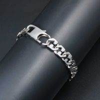 Casual Simple Style Solid Color 304 Stainless Steel Unisex Bracelets main image 3