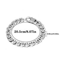 Casual Simple Style Solid Color 304 Stainless Steel Unisex Bracelets main image 2