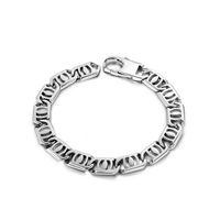 Casual Modern Style Eye 304 Stainless Steel Hollow Out Men's Bracelets main image 4