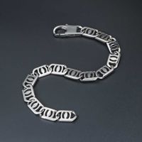 Casual Modern Style Eye 304 Stainless Steel Hollow Out Men's Bracelets main image 6