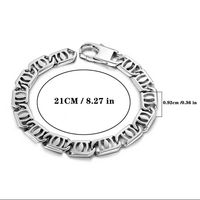 Décontractée Style Moderne Œil Acier Inoxydable 304 Évider Hommes Bracelets main image 2