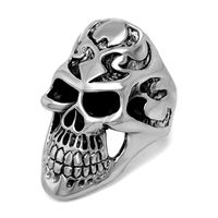 IG Style Retro Punk Skull 304 Stainless Steel Polishing Men's Rings main image 9