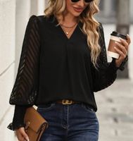 Women's Blouse Long Sleeve Blouses Elegant Solid Color main image 5