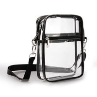 Men's All Seasons Pvc Classic Style Shoulder Bag sku image 2