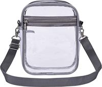 Men's All Seasons Pvc Classic Style Shoulder Bag sku image 5