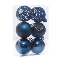 Christmas Retro Ball Plastic Party Hanging Ornaments 1 Set sku image 22