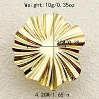 304 Stainless Steel Gold Plated Casual Vacation Classic Style Plating Round Open Rings sku image 2