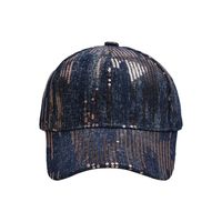 Men's Casual Simple Style Sequins Sequins Curved Eaves Baseball Cap main image 4