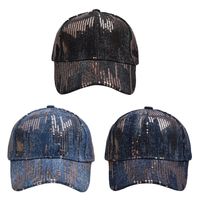 Men's Casual Simple Style Sequins Sequins Curved Eaves Baseball Cap main image 2