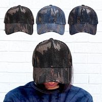 Men's Casual Simple Style Sequins Sequins Curved Eaves Baseball Cap main image 7