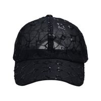 Women's Embroidery Simple Style Color Block Curved Eaves Baseball Cap main image 4