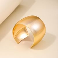 Exaggerated Punk Modern Style Geometric Solid Color Alloy Women's Bangle main image 4