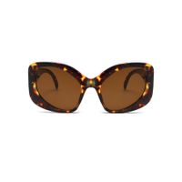 Hip-Hop Rock Cool Style Color Block Ac Special-Shaped Mirror Full Frame Women's Sunglasses main image 6