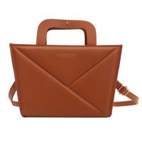 Femmes Moyen Faux Cuir Couleur Unie Vêtement De Rue Fermeture Éclair Sac Bandoulière sku image 2