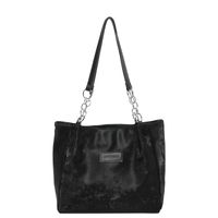 Women's Medium Pu Leather Solid Color Basic Classic Style Zipper Shoulder Bag sku image 4