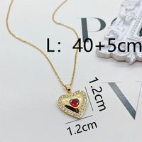 Copper 18K Gold Plated Retro Simple Style Plating Butterfly Copper Pendant Necklace sku image 1