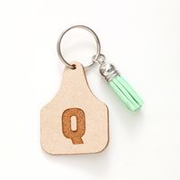 Modern Style Classic Style Commute Letter Pu Leather Tassel Bag Pendant Keychain main image 7