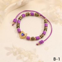 Copper 18K Gold Plated Simple Style Classic Style Plating Inlay Heart Shape Zircon Bracelets main image 8