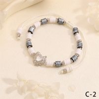 Copper 18K Gold Plated Simple Style Classic Style Plating Inlay Heart Shape Zircon Bracelets main image 3