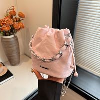 Women's Medium Pu Leather Solid Color Vintage Style Classic Style Sewing Thread Zipper Crossbody Bag main image 2