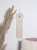New Creative Leaves Hand-woven Cotton Dream Catcher Tapestry Home Decoration sku image 1