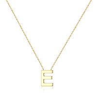 Sterling Silver IG Style Modern Style Commute Plating Letter Pendant Necklace sku image 5