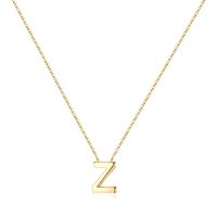 Sterling Silver IG Style Modern Style Commute Plating Letter Pendant Necklace sku image 19