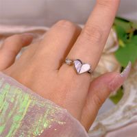 Simple Style Bow Knot Copper Plating Inlay Zircon Open Rings sku image 92