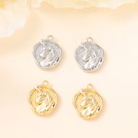 1 Piece 15*12mm Copper Zircon 18K Gold Plated White Gold Plated Unicorn Polished Pendant main image 1
