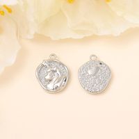 1 Piece 15*12mm Copper Zircon 18K Gold Plated White Gold Plated Unicorn Polished Pendant main image 4