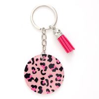 Modern Style Classic Style Commute Heart Shape Flower Arylic Tassel Mother'S Day Bag Pendant Keychain sku image 10