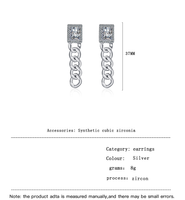 1 Paar Einfacher Stil Klassischer Stil Geometrisch Inlay Kupfer Strasssteine Tropfenohrringe main image 5