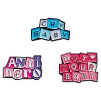 Cartoon Style Cowboy Style Letter Alloy Stamping Stoving Varnish Plating Women's Brooches main image 8