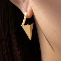 1 Pair Vacation Simple Style Commute Triangle Zinc Alloy Ear Studs main image 1