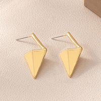 1 Pair Vacation Simple Style Commute Triangle Zinc Alloy Ear Studs main image 5