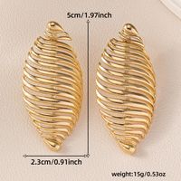 1 Pair Simple Style Classic Style Commute Solid Color Zinc Alloy Ear Studs main image 2
