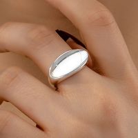 Simple Style Classic Style Solid Color Synthetic Resin Alloy Wholesale Rings sku image 2