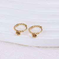 1 Pair IG Style Geometric Plating 304 Stainless Steel Hoop Earrings main image 4