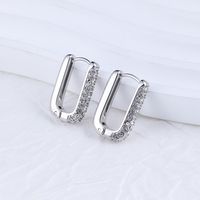 1 Pair IG Style Geometric Plating 304 Stainless Steel Hoop Earrings main image 6