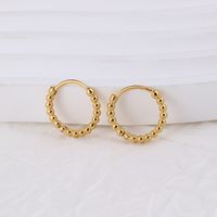 1 Pair IG Style Geometric Plating 304 Stainless Steel Hoop Earrings main image 9