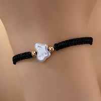 Wholesale Jewelry Simple Style Classic Style Four Leaf Clover Butterfly Synthetic Fibre Plastic Bracelets main image 1